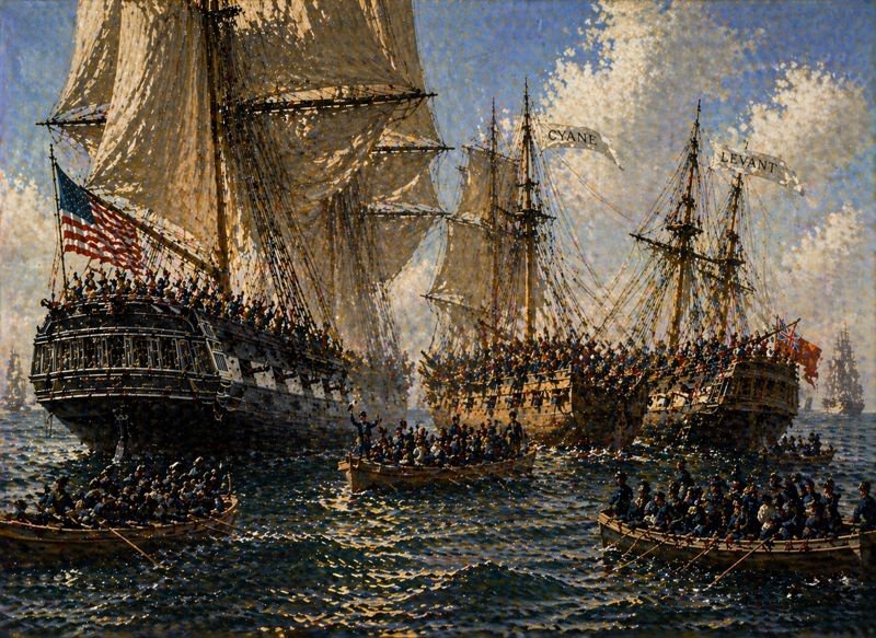 USS Constitution - Capture Of HMS Cyane & HMS Levant