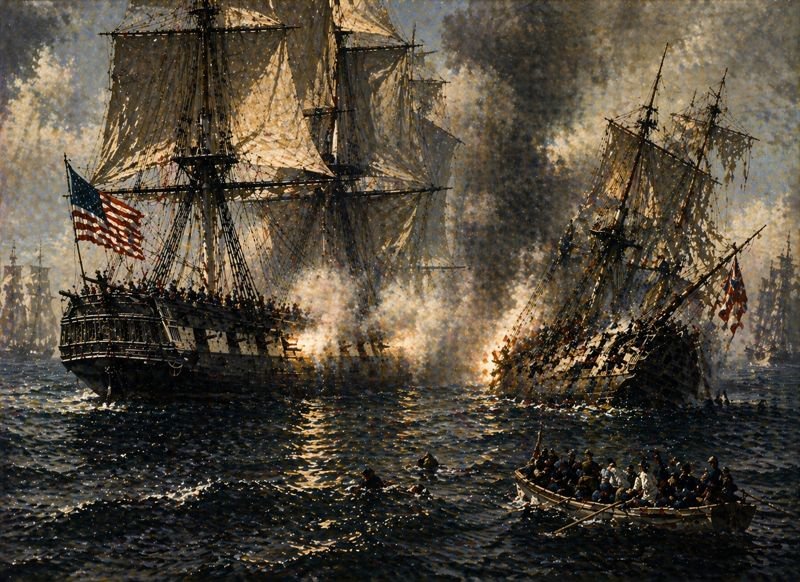 USS Constitution - Defeat Of HMS Java